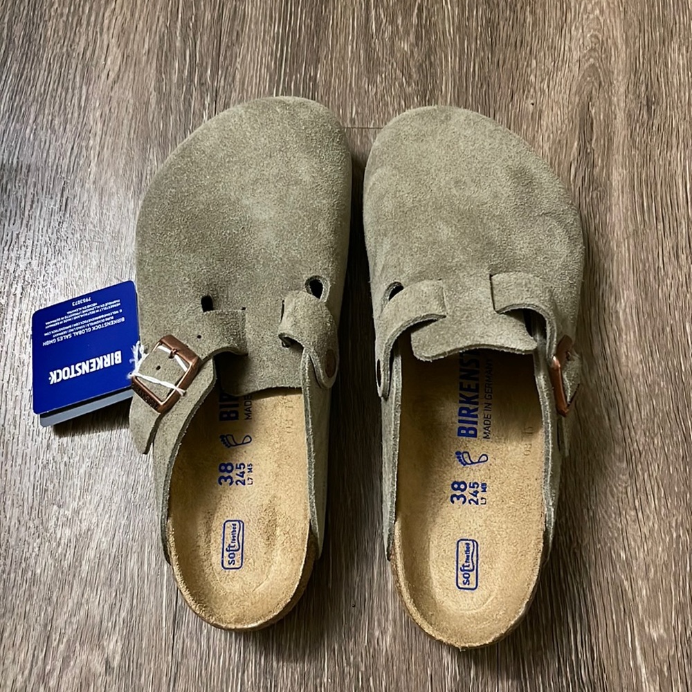 BNIB BIRKENSTOCK BOSTON CLOG TAUPE